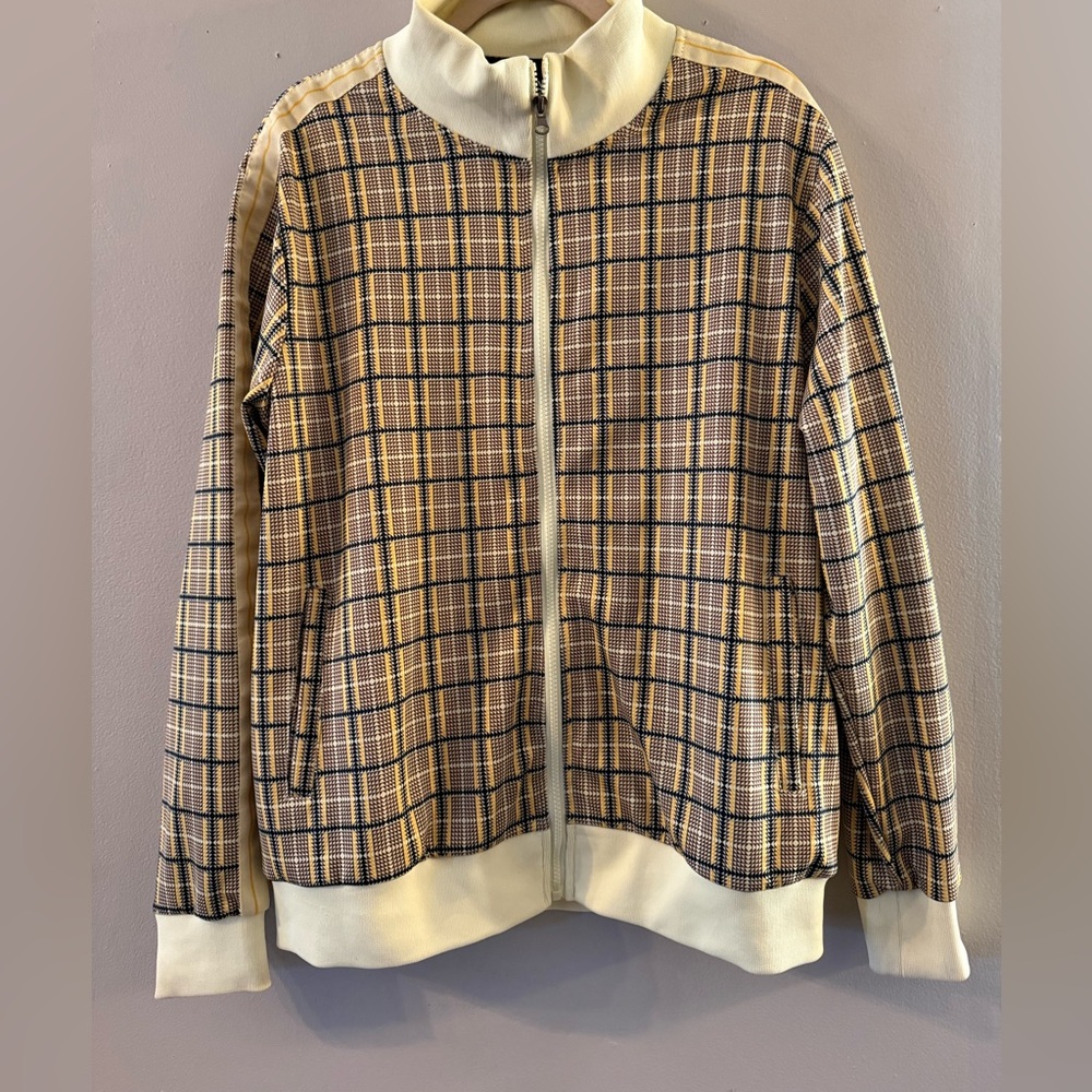 Plaid Zip-Up Jacket
